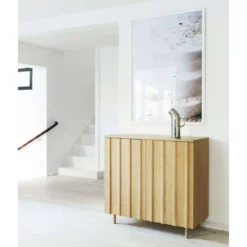 Pipe Pitcher 1,2L Mirror Polished Stainless Steel - Normann Copenhagen - Koop Online 9 Pipe Pitcher 1,2L Mirror Polished Stainless Steel - Normann Copenhagen - Koop Online -lampenmaster winkel 2022 Rib Cabinet Oak Pipe Pitcher