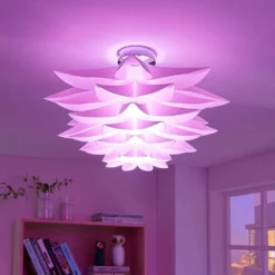 Lavinja Plafondlamp Smart Home White/Chrome - Lindby - Koop Online -lampenmaster winkel 42510965450364