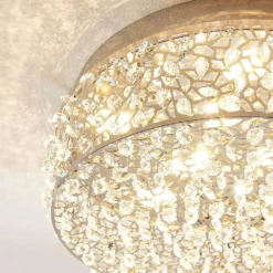 Felias Plafondlamp Chrome/Clear - Lucande - Koop Online -lampenmaster winkel 42510965487094