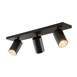 Brinja 3 Plafondlamp Black/Gold - Arcchio - Koop Online