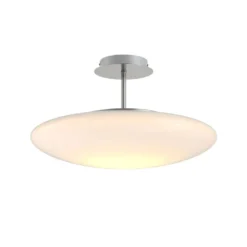Gunda Plafondlamp Opal/Nickel/Chrome - Lindby - Koop Online
