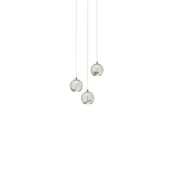 Hayley 3 Hanglamp Clear/Chrome - Lucande - Koop Online