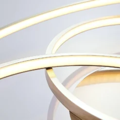 Ronka Plafondlamp Nickel - Lindby - Koop Online -lampenmaster winkel 42510965636966