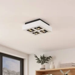 Vince Square 4 Plafondlamp White - Arcchio - Koop Online -lampenmaster winkel 42510965819973