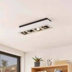 Vince 4 Plafondlamp Wit/Zwart - Arcchio - Koop Online -lampenmaster winkel 42510965820003