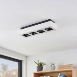 Vince 4 Plafondlamp Wit/Zwart - Arcchio - Koop Online -lampenmaster winkel 42510965820006