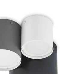 Kianush 3 Plafondlamp White/Grey/Black - Lindby - Koop Online -lampenmaster winkel 42519117063076