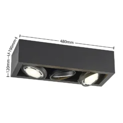 Ilina 3 Bevestigingsspot Black - Arcchio - Koop Online -lampenmaster winkel 42519117092784