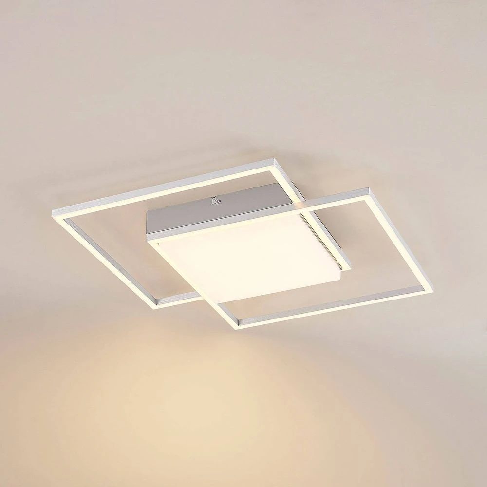Zayd LED Plafondlamp Dim. Nickel - Lindby - Koop Online 3 Zayd LED Plafondlamp Dim. Nickel - Lindby - Koop Online - Afbeelding 3