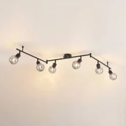 Eridia 6 Plafondlamp Black - Lindby - Koop Online -lampenmaster winkel 42519117283784