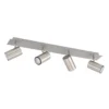 Joffrey 4 Plafondlamp L70 Nickel - Lindby - Koop Online
