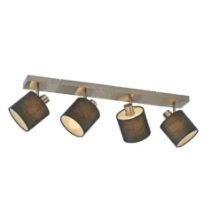 Darima 4 Plafondlamp Grey - Lindby - Koop Online