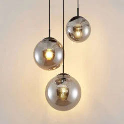 Teeja 3 Cluster Hanglamp Smoke - Lindby - Koop Online -lampenmaster winkel 4251911746044 3