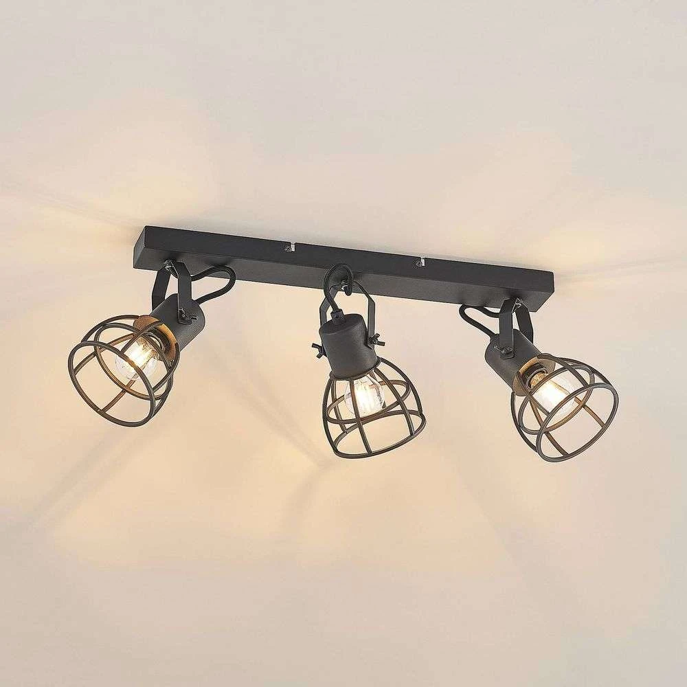 Flintos 3 Plafondlamp Black - Lindby - Koop Online 3 Flintos 3 Plafondlamp Black - Lindby - Koop Online - Afbeelding 3