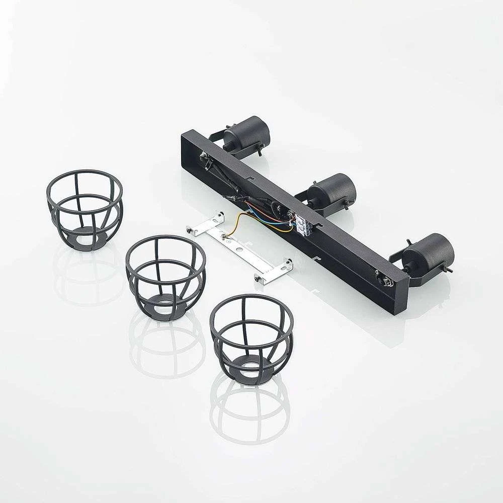 Flintos 3 Plafondlamp Black - Lindby - Koop Online 6 Flintos 3 Plafondlamp Black - Lindby - Koop Online - Afbeelding 6