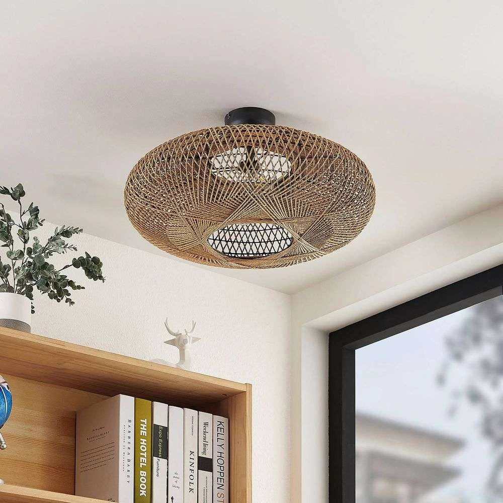 Melvios Plafondlamp Brown - Lindby - Koop Online 2 Melvios Plafondlamp Brown - Lindby - Koop Online - Afbeelding 2