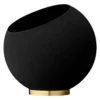 Globe Flower Pot Ø43 Black - AYTM - Koop Online