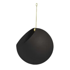Globe Hanging Flowerpot Ø17 Black - AYTM - Koop Online