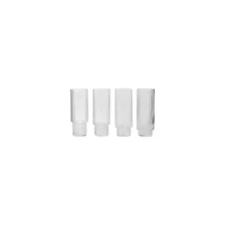 Ripple Long Drink Glasses Set Of 4 Clear - Ferm LIVING - Koop Online