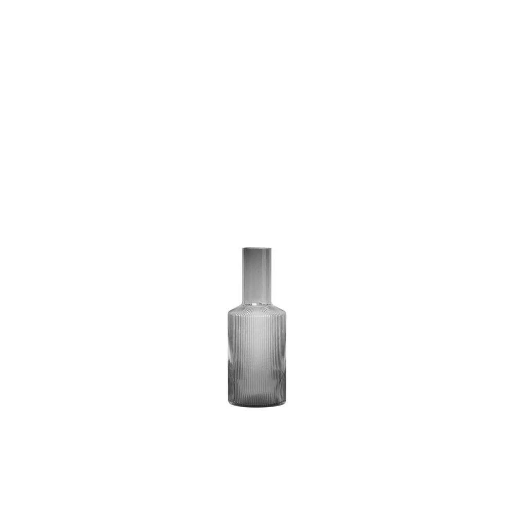 Ripple Carafe Smoked Grey - Ferm LIVING - Koop Online 1 Ripple Carafe Smoked Grey - Ferm LIVING - Koop Online