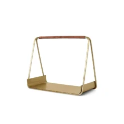 Port Wood Basket Brass - Ferm LIVING - Koop Online -lampenmaster winkel 57047232617732