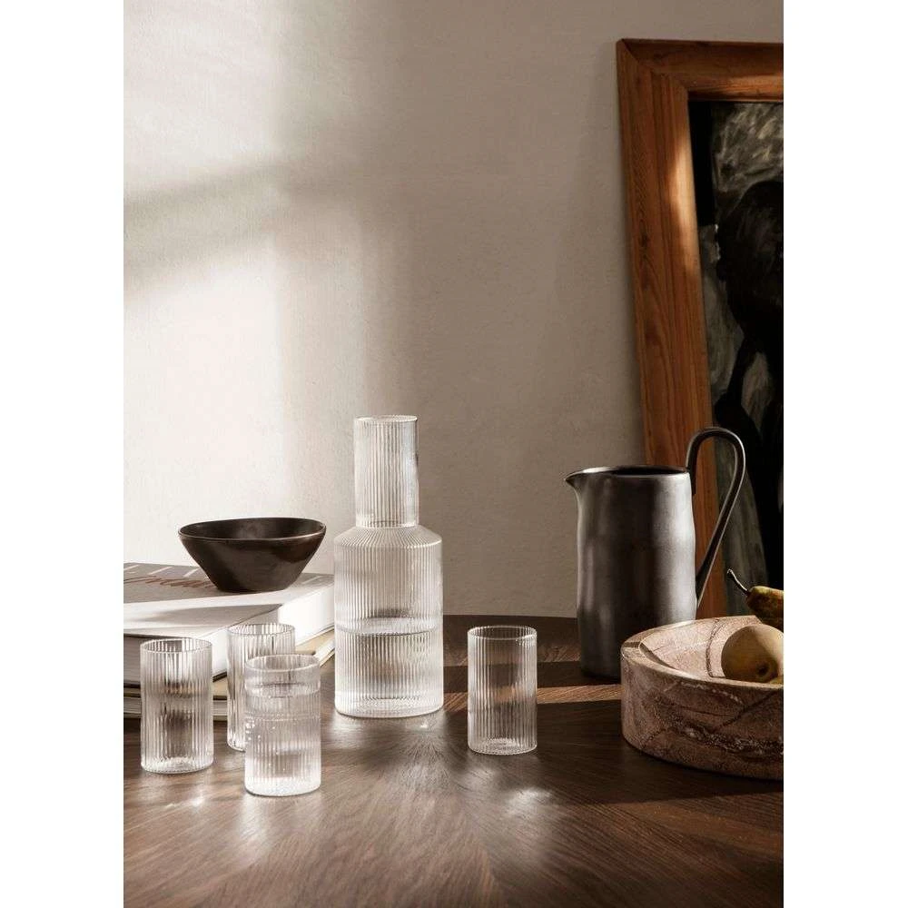 Ripple Verrines Set Of 4 Clear - Ferm LIVING - Koop Online 2 Ripple Verrines Set Of 4 Clear - Ferm LIVING - Koop Online - Afbeelding 2