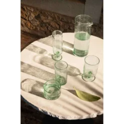 Oli Water Glass Tall Recycled Clear - Ferm LIVING - Koop Online -lampenmaster winkel 57047232848023