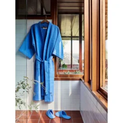 Waffle Bathrobe Sky Blue - HAY - Koop Online 9 Waffle Bathrobe Sky Blue - HAY - Koop Online -lampenmaster winkel 57104412829835