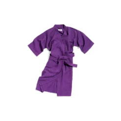 Waffle Bathrobe Vibrant Purple - HAY - Koop Online
