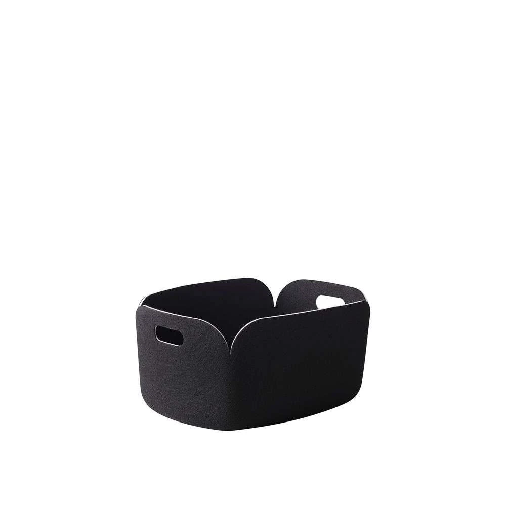 Restore Basket Black Melange - Muuto - Koop Online 1 Restore Basket Black Melange - Muuto - Koop Online