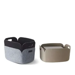 Restore Basket Grey Melange - Muuto - Koop Online 6 Restore Basket Grey Melange - Muuto - Koop Online -lampenmaster winkel 5710562070124restore basket grey melange muuto3
