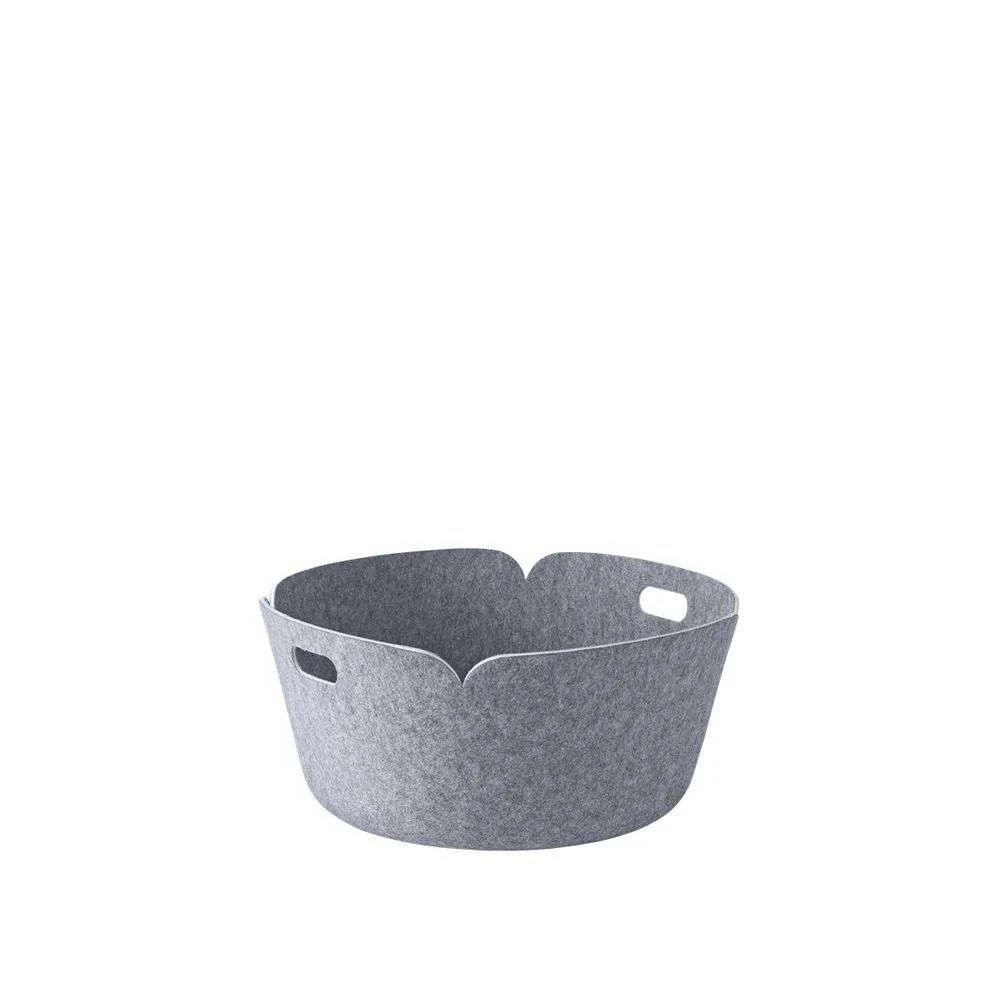 Restore Round Basket Grey Melange - Muuto - Koop Online 1 Restore Round Basket Grey Melange - Muuto - Koop Online