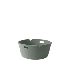 Restore Round Basket Dusty Green - Muuto - Koop Online