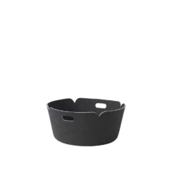 Restore Round Basket Black Melange - Muuto - Koop Online