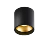 Solo Rond Plafondlamp 3000K Zwart/Goud - Light-Point - Koop Online