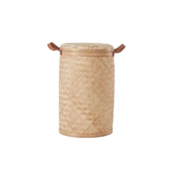 Sporta Laundry Bin Round Nature - OYOY Living Design - Koop Online
