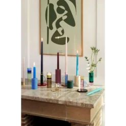 Astro Tealight Holder/Vase Brown/Yellow - Hübsch - Koop Online -lampenmaster winkel 57127721184814