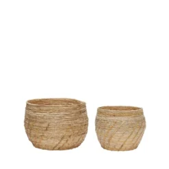 Luxe Baskets 2 Pcs. Natural - Hübsch - Koop Online