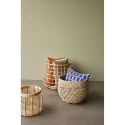 Luxe Baskets 2 Pcs. Natural - Hübsch - Koop Online -lampenmaster winkel 5712772130612 7