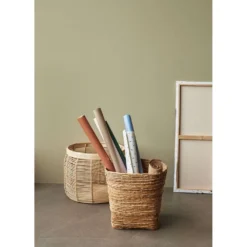 Luna Baskets 2 Pcs. Natural - Hübsch - Koop Online 10 Luna Baskets 2 Pcs. Natural - Hübsch - Koop Online -lampenmaster winkel 5712772130704 8