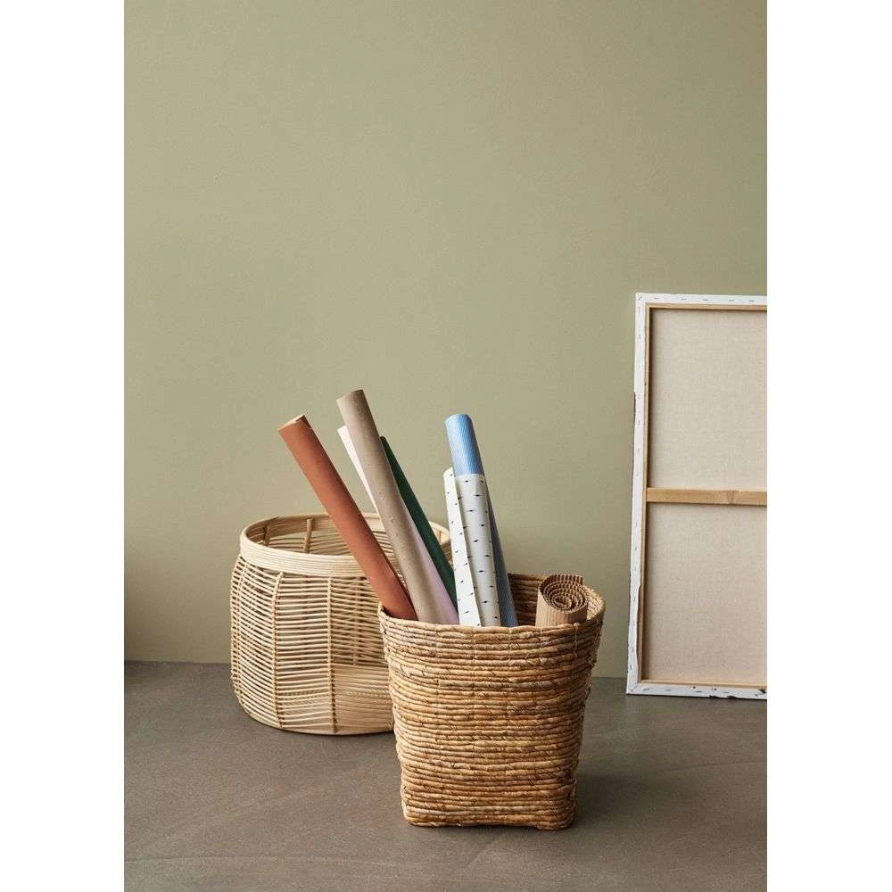 Luna Baskets 2 Pcs. Natural - Hübsch - Koop Online 5 Luna Baskets 2 Pcs. Natural - Hübsch - Koop Online - Afbeelding 5