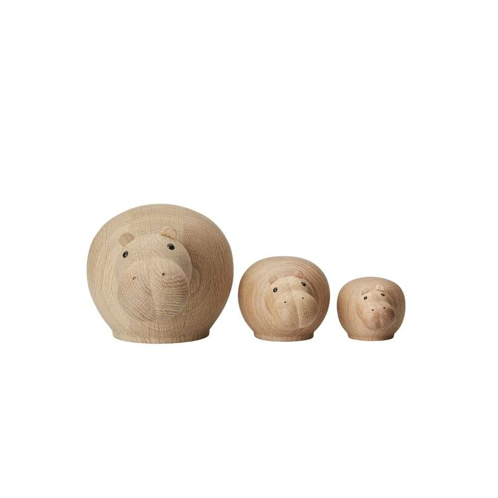 Hibo Hippopotamus Small Oak - Woud - Koop Online 2 Hibo Hippopotamus Small Oak - Woud - Koop Online - Afbeelding 2