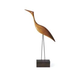 Beak Bird Tall Heron Oak - Warm Nordic - Koop Online