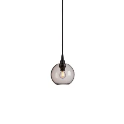 Gloria Hanglamp Ø160 Zwart/Rokerig Glas - Belid - Koop Online