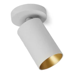 SpotOn Circle 1 Plafond/Wandlamp Wit/Goud - Antidark - Koop Online